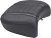 Mustang Seat Rear Dlx Touring Black Thread 88420