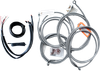 La Choppers Handlebar Cable/Brake Line Kit - Complete - 18" - 20" Handlebars - Stainless La-8053Kt2-19