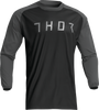 Thor Terrain Jersey - Black/Charcoal - Large