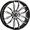 High Lifter Wheel - Hl21 - Front/Rear - Gloss Black W/Machined - 24X7 - 4/137 - 4+3 (+10 Mm) 24Hl21-1137