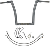 Fat Baggers Inc. Handlebar Kit - Flat Top - 16" - Chrome 609616