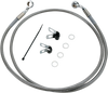 Drag Specialties Brake Line - Front - +10" - Stainless Steel - Xl
