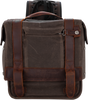 Burly Brand Throw-Over Saddlebag - Dark Oak B15-1002D