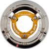 Trask Derby Cover And Power Plate Kit M8 Sftl Chrm/Gold Tm-0052-Ch-Gd