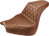 Saddlemen Step-Up Seat - Front Lattice Stitch - Brown - Fxbr/S '18-'20 818-31-172Br