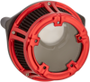 Arlen Ness Method Clear Series Air Cleaner - Red 18-171