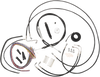 La Choppers Handlebar Cable/Brake Line Kit - Complete - 12" - 14" Handlebars - Black Vinyl La-8051Kt2-13B