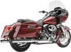 Cobra 3" Mufflers - Chrome - '95-'16 Bagger 6020