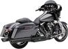 Cobra 909 Slip-On Mufflers For Fl - Black 6108Rb