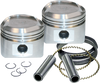 S&S Cycle Piston Kit - For 89" Stroker Kits & Super Stock Heads - 3.5" - +.010 92-2047