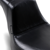Le Pera Daytona 2-Up Seat - Without Backrest - Smooth - Black - Fx/Fl '18-'23 Ly-543S