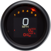 Dakota Digital Tank Speedometer - Black Bezel - 3-3/8" Mlx-3000-K