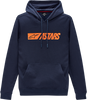 Reblaze Hoodie - Navy/Orange - Medium 1213516607032M