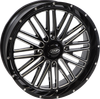 Itp Wheel - Momentum - Front/Rear - Black/Milled - 24X6.5 - 4/156 - 4+2.5 (+10 Mm) 2422787731B