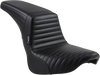 Le Pera Kickflip Seat - Pleated - Black - Softail '18-'23 Lyr-590Pt