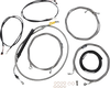 La Choppers Cable Kit - 12" - 14" Handlebars - Abs - Stainless La-8058Kt3-13