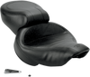 Mustang Vintage Style Seat - Wide - Smooth - Black - Dyna 75111