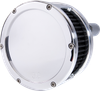 Feuling Oil Pump Corp. Ba Series Air Cleaner Kit - Chrome - Black Filter 5537