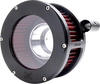 Ba Air Cleaner Kit - Black/Clear With Red Filter - '93-'99 Evolution Big Twin 5464