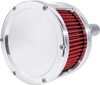 Feuling Oil Pump Corp. Ba Race Series Air Cleaner Kit - Raw - Red Filter 5421