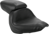 Mustang Seat - Vintage - Wide - Touring - Without Driver Backrest - One-Piece - Smooth - Black - Vlx600 75794