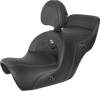 Saddlemen Heated Roadsofa Seat - Carbon Fiber - Includes Backrest - Black H88-07-185Brhct