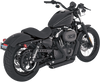 Vance & Hines Shortshots Staggered Exhaust System - Black 47219