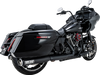 Supersport Slip-On Mufflers - Black - Touring 46721