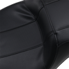 Le Pera Outcast Daddy Long Legs Seat - 2-Up - W/O Backrest - Carbon Fiber Inlay - Black - Fl '08-'23 Lk-997Dlgt3