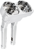 Arlen Ness Method Kickback Handlebar Riser - 10" - Chrome 520-033