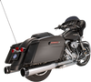 S&S Cycle 4-1/2" Mk45 Performance Mufflers - Chrome With Black Thruster 550-0619