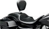 Le Pera Outcast Seat - Full-Length - With Backrest - Smooth - Black - Fl '08-'23 Lk-987Br
