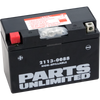 Parts Unlimited Agm Battery - Yt9B-4/Yt9B-Bs