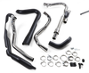Cobra Dual Bung Headpipes - Black 6255Dbrb