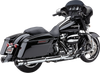 Cobra Race Pro Mufflers - Chrome - Fl 6216