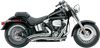 Cobra Speedster Swept Short Exhaust - Chrome - '12-'17 Softail 6225