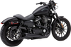 Cobra 2-Into-1 El Diablo Exhaust System - Black - 4" 6472B