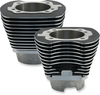 S&S Cycle Cylinders - 4.125" - Black 910-0255