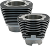 S&S Cycle Cylinders - 4.125" - Black 910-0401