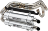 Trinity Racing Dual Exhaust - Brushed - Talon Tr-4170D