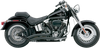 Cobra Speedster Swept Short Exhaust - Black - '12-'17 Softail 6225B