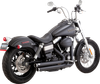 Vance & Hines Big Shots Staggered Exhaust System - Matte Black 47958