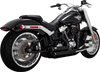 Vance & Hines Shortshots Staggered Exhaust System - Matte Black 47335