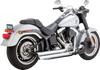 Vance & Hines Big Shots Staggered Exhaust System - Chrome 17959
