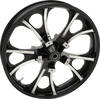 Coastal Moto Wheel - Largo 3D - Front - Dual Disc/With Abs - Black Cut - 21X3.5 3D-Lgo213Bcabst
