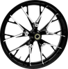 Coastal Moto Wheel - Marlin - Front - Dual Disc/With Abs - Black Cut - 21X3.5 3D-Mar213Bcabst