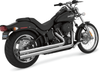 Vance & Hines Big Shots Exhaust - Chrome - Long 17923