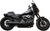 S&S Cycle Super Street 2:1 Exhaust System - Black 550-0788