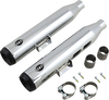 S&S Cycle Grand National Slip-On Mufflers - Chrome 550-0757B