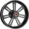 Performance Machine (Pm) Wheel - Sierra - Rear - Single Disc/With Abs - Black - 18X5.5 1269-7814R-Srr-Smb
